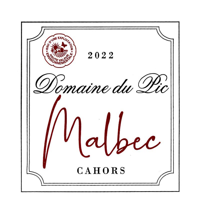 Domaine du Pic Cahors 2020